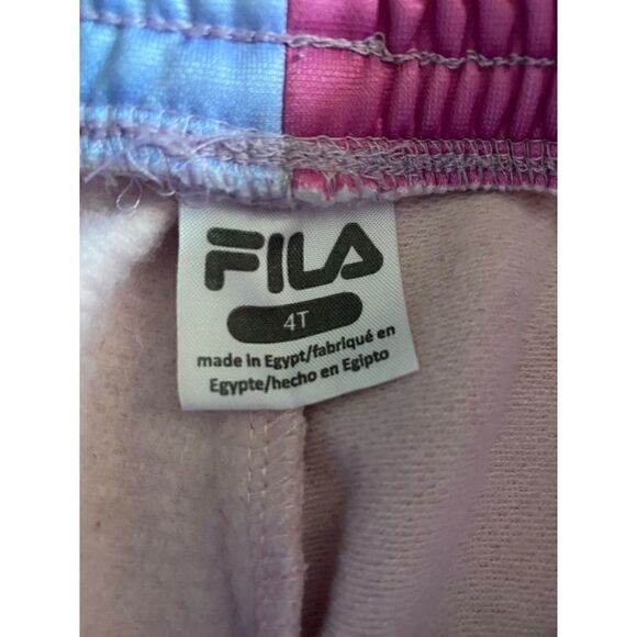 Fila girls front pocket elastic waist pink sweatpants size 4T￼ - Picture 6 of 6